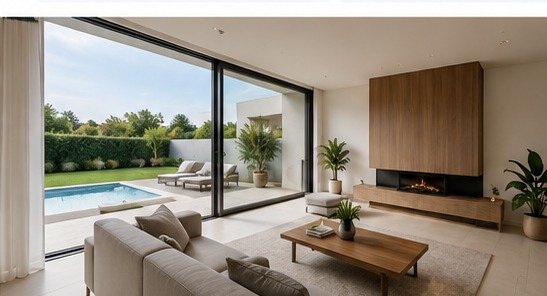 Interior de vivienda de diseño